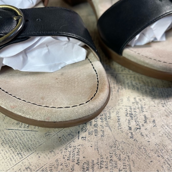 DANSKO Leather Lenny Buckle Double Strap Sandals - Picture 14 of 14